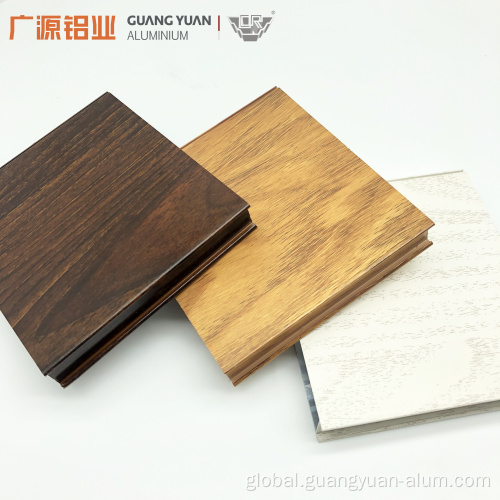 Architectural Aluminum Profiles Wood Grain Aluminum Profile Factory